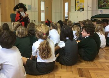 The Lord Mayor of Bristol, Lesley Alexander, spends an afternoon with pupils at Fairlawn School